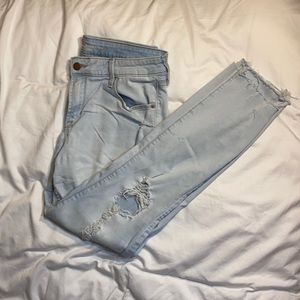 Old Navy Mid-Rise Rockstar Distressed Jeans